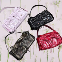 Thumbnail for Colorful Ribbon Shoulder Crossbody Leather Bag - ArtGalleryZen