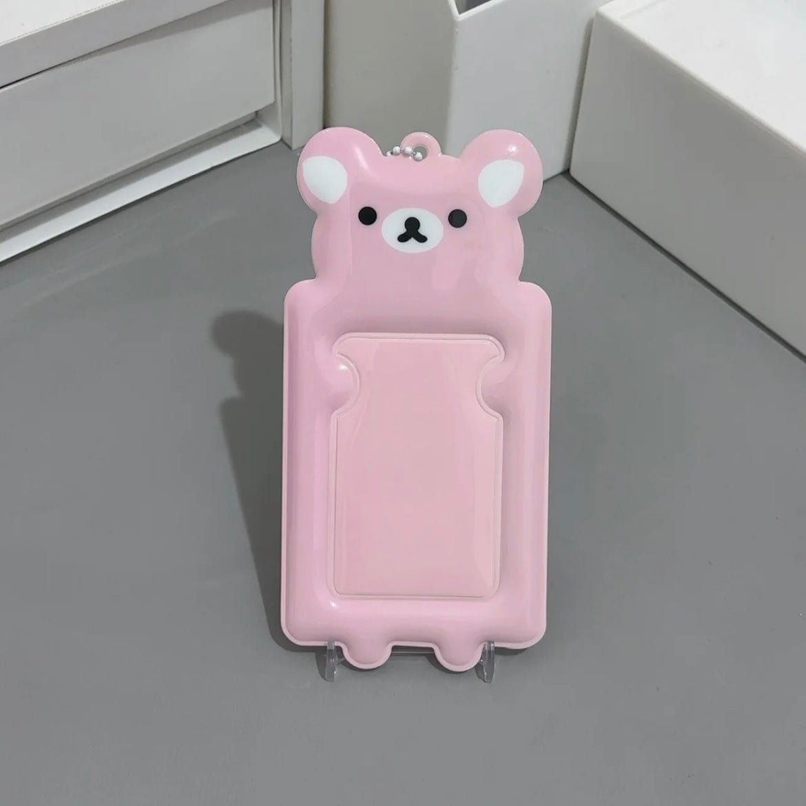 Colorful Rilakkuma Kpop Keychain Photocard Holder - ArtGalleryZen