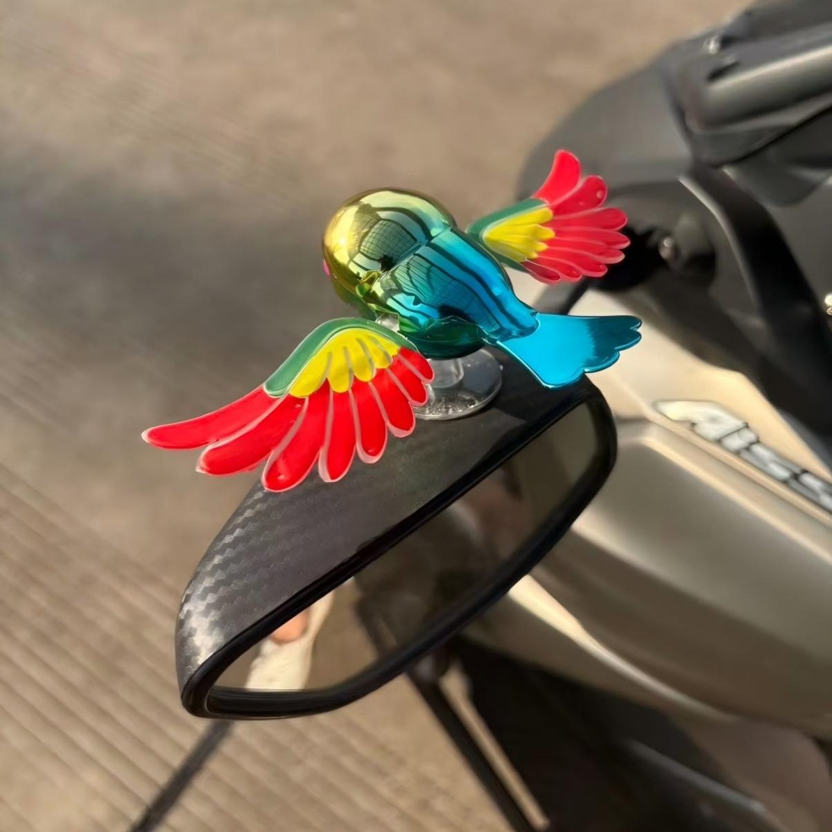Creative Companion Flying Bird Car Motorcycle Ornament - ArtGalleryZen