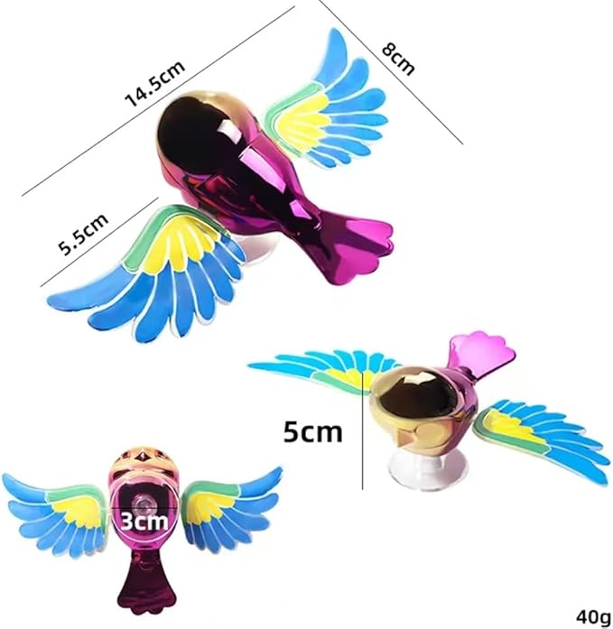 Creative Companion Flying Bird Car Motorcycle Ornament - ArtGalleryZen