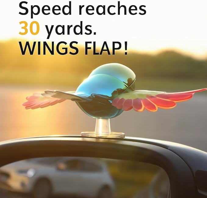 Creative Companion Flying Bird Car Motorcycle Ornament - ArtGalleryZen