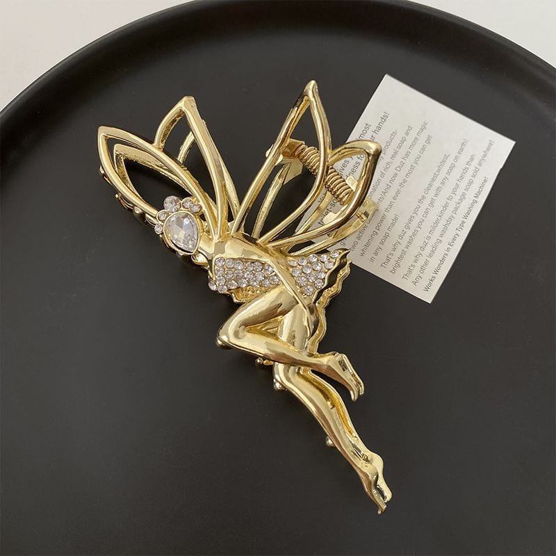 Crystal Angel Little Sprite Chignon Claw Clip Hair Clip - ArtGalleryZen
