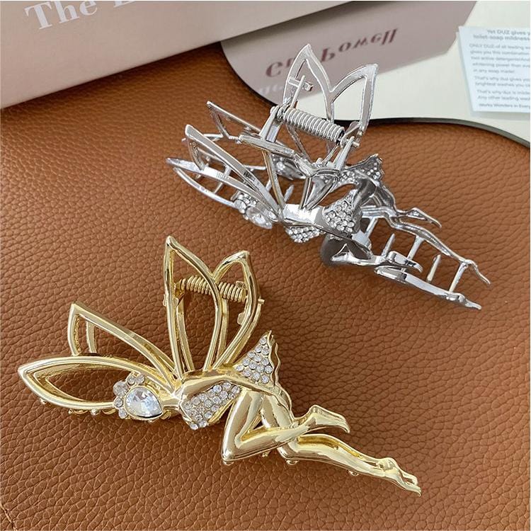 Crystal Angel Little Sprite Chignon Claw Clip Hair Clip - ArtGalleryZen