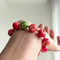 Thumbnail for Cute Apple Beaded Bracelet - ArtGalleryZen