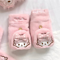 Thumbnail for Cute Authenti Sanrio My Sweet Piano Winter Scarf Gloves Ear Muffs Set - ArtGalleryZen