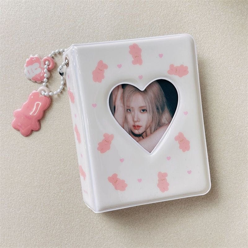 Cute Bear Cat Bunny Kpop 3 Inch Mini Photocard Album - ArtGalleryZen