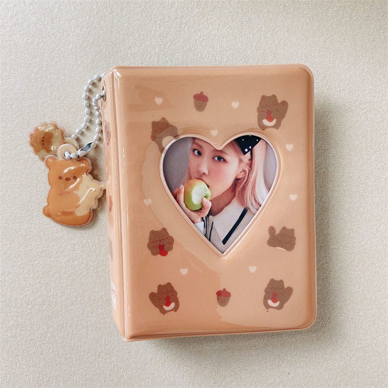 Cute Bear Cat Bunny Kpop 3 Inch Mini Photocard Album - ArtGalleryZen
