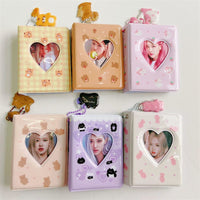 Thumbnail for Cute Bear Cat Bunny Kpop 3 Inch Mini Photocard Album - ArtGalleryZen