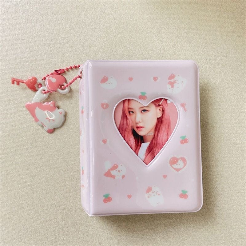 Cute Bear Cat Bunny Kpop 3 Inch Mini Photocard Album - ArtGalleryZen