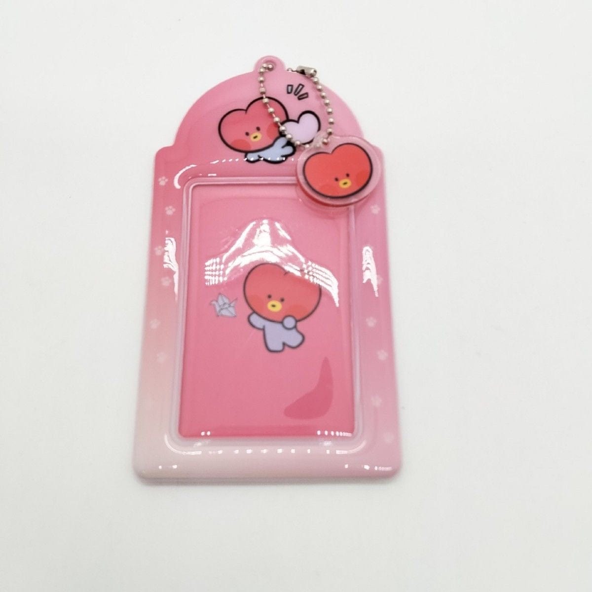 Cute BTS BT21 Kpop Keychain Photocard Holder - ArtGalleryZen