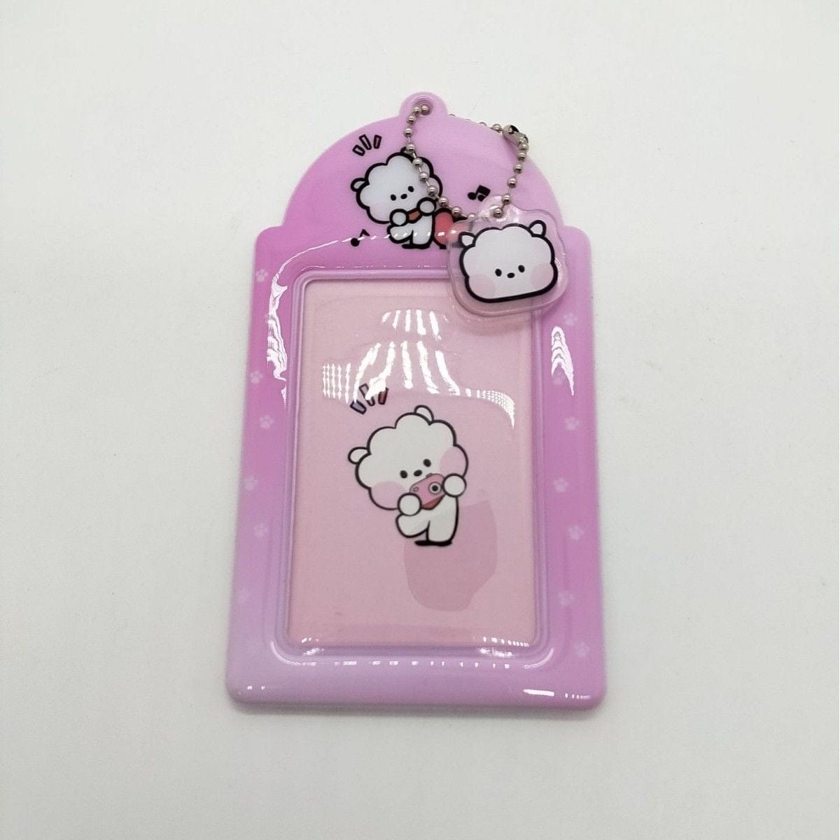 Cute BTS BT21 Kpop Keychain Photocard Holder - ArtGalleryZen