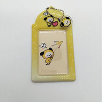Thumbnail for Cute BTS BT21 Kpop Keychain Photocard Holder - ArtGalleryZen