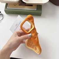 Thumbnail for Cute Burnt Bread Silicone iPhone Case - ArtGalleryZen