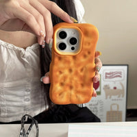 Thumbnail for Cute Burnt Bread Silicone iPhone Case - ArtGalleryZen