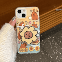 Thumbnail for Cute Capybara iPhone Case With Accessories - ArtGalleryZen