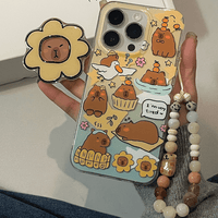 Thumbnail for Cute Capybara iPhone Case With Accessories - ArtGalleryZen