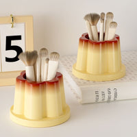 Thumbnail for Cute Caramel Pudding Pen Holder - ArtGalleryZen