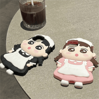 Thumbnail for Cute Cartoon Crayon Shin-chan Silicone iPhone Case - ArtGalleryZen