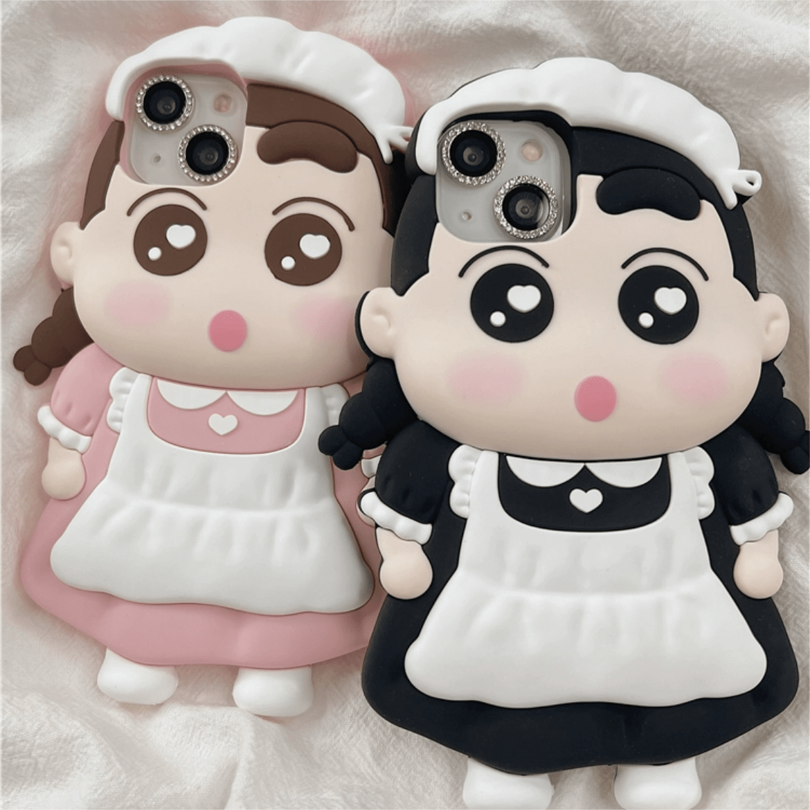 Cute Cartoon Crayon Shin-chan Silicone iPhone Case