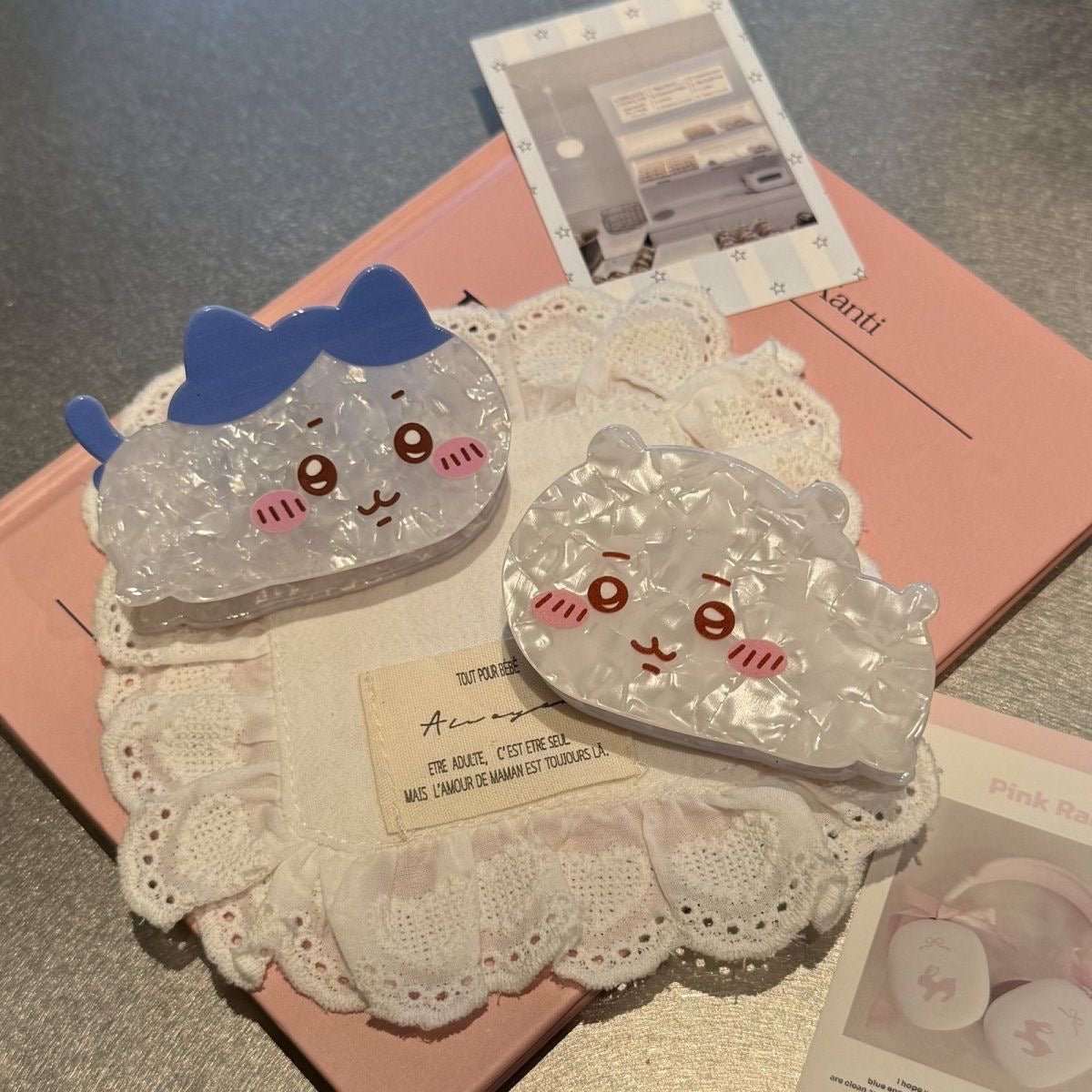 Cute Chiikawa Acetate Acrylic Hair Claw Hair Clip - ArtGalleryZen