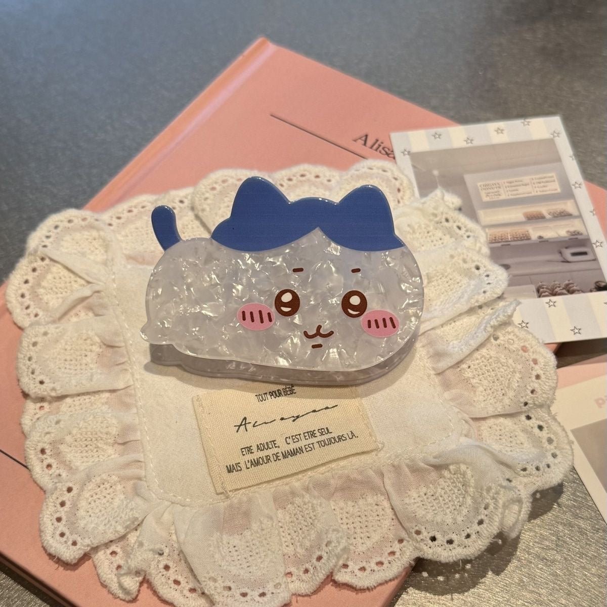 Cute Chiikawa Acetate Acrylic Hair Claw Hair Clip - ArtGalleryZen