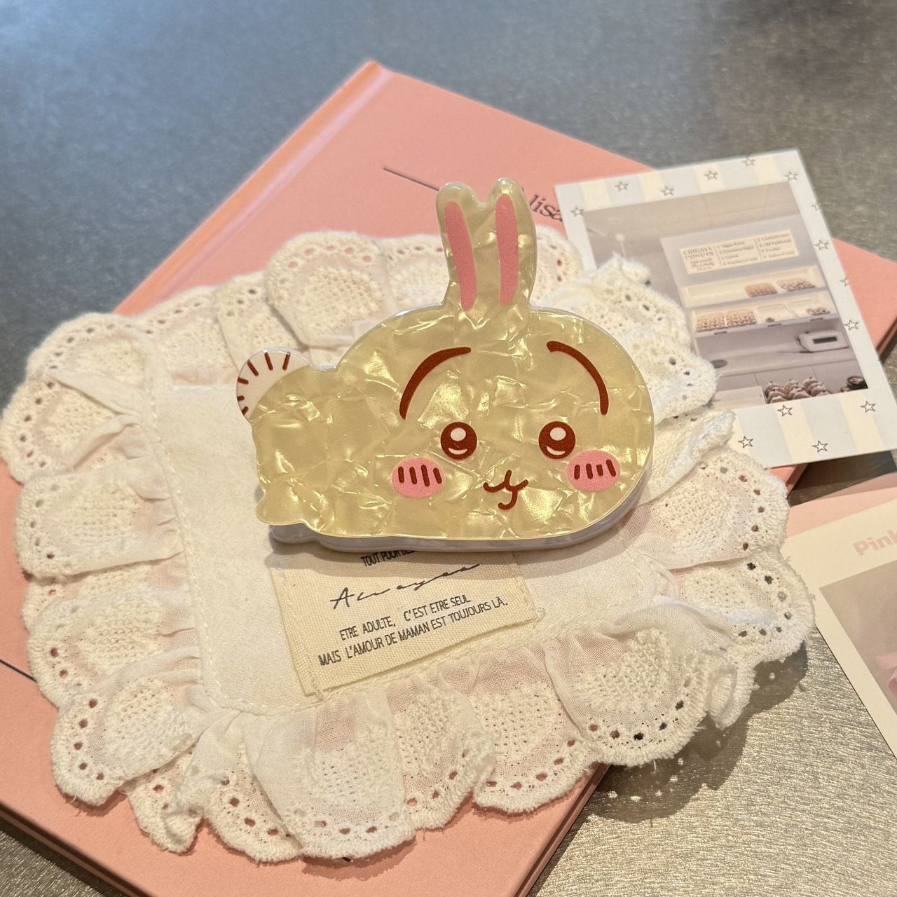 Cute Chiikawa Acetate Acrylic Hair Claw Hair Clip - ArtGalleryZen