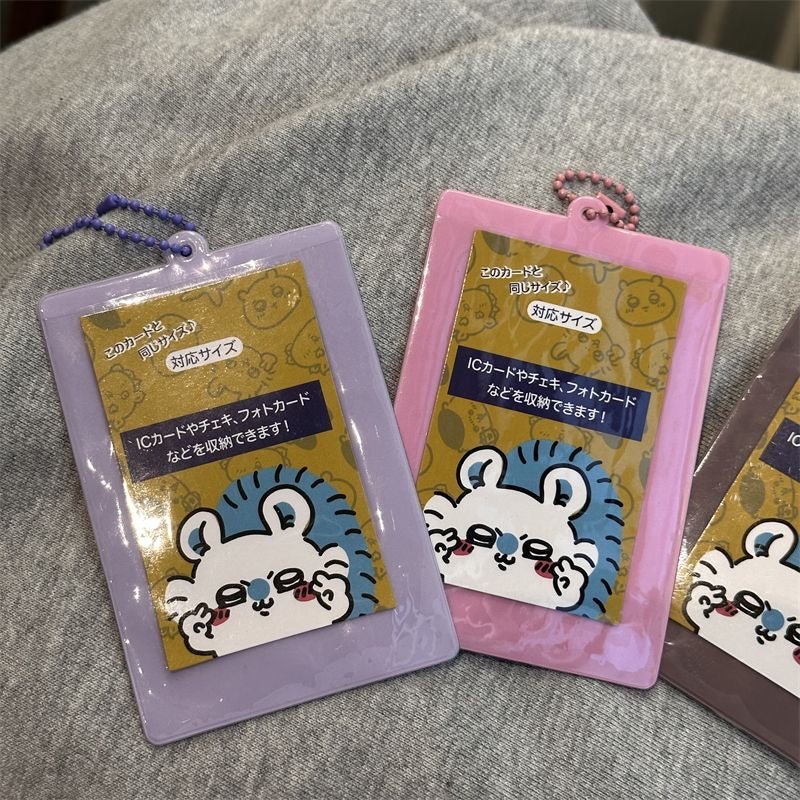 Cute Chiikawa Kpop Keychain Photocard Holder - ArtGalleryZen