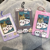Thumbnail for Cute Chiikawa Kpop Keychain Photocard Holder - ArtGalleryZen