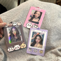Thumbnail for Cute Chiikawa Kpop Keychain Photocard Holder - ArtGalleryZen