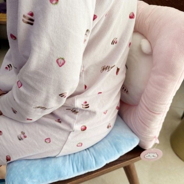 Cute Chiikawa Usagi Hachiware Flower Plush Cushion - ArtGalleryZen