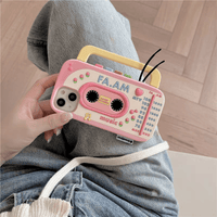 Thumbnail for Cute Classical Radio Tape Recorder iPhone Case - ArtGalleryZen