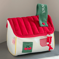 Thumbnail for Cute Embroidery House Multi-Layer Makeup Bag Portable Travel Large Capacity Storage Bag - ArtGalleryZen