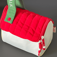 Thumbnail for Cute Embroidery House Multi-Layer Makeup Bag Portable Travel Large Capacity Storage Bag - ArtGalleryZen