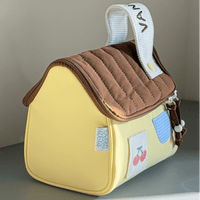 Thumbnail for Cute Embroidery House Multi-Layer Makeup Bag Portable Travel Large Capacity Storage Bag - ArtGalleryZen