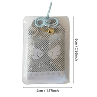 Thumbnail for Cute Embroidery Musical Note Angel Wing Lucky Amulet Keychain - ArtGalleryZen