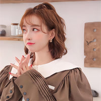 Thumbnail for Cute Flocking Rabbit Bear Ear Studs - ArtGalleryZen