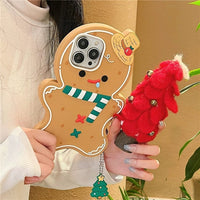 Thumbnail for Cute Gingerbread Man iPhone Case - ArtGalleryZen