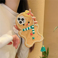 Thumbnail for Cute Gingerbread Man iPhone Case - ArtGalleryZen