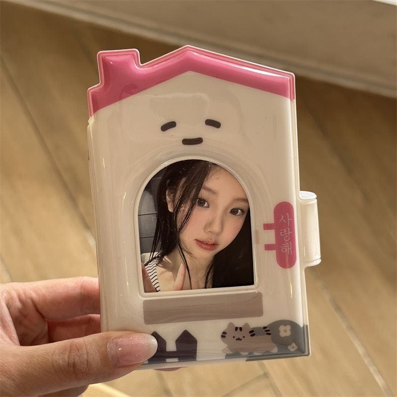 Cute Hamster Kitten House Kpop 3 Inch Mini Photocard Album - ArtGalleryZen