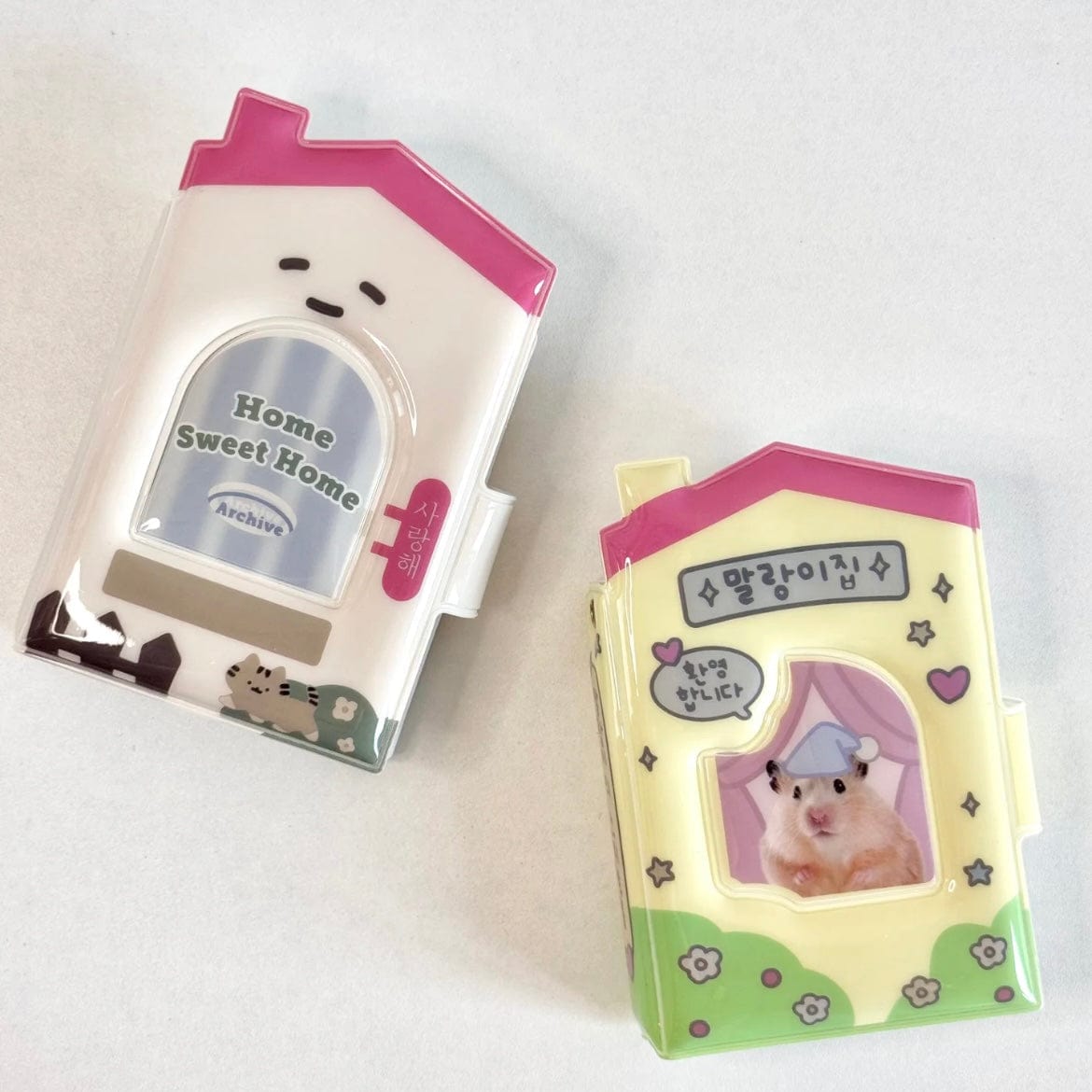 Cute Hamster Kitten House Kpop 3 Inch Mini Photocard Album - ArtGalleryZen