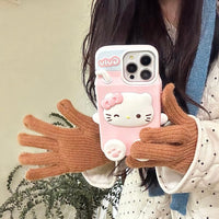 Thumbnail for Cute Hello Kitty My Melody Milk Silicone iPhone Case