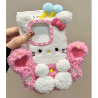 Thumbnail for Cute Hello Kitty Pink Wing Bee Plush iPhone Case