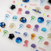 Thumbnail for Cute Jellyfish Nail Art Decoration Stickers DIY Nail Ornament - ArtGalleryZen