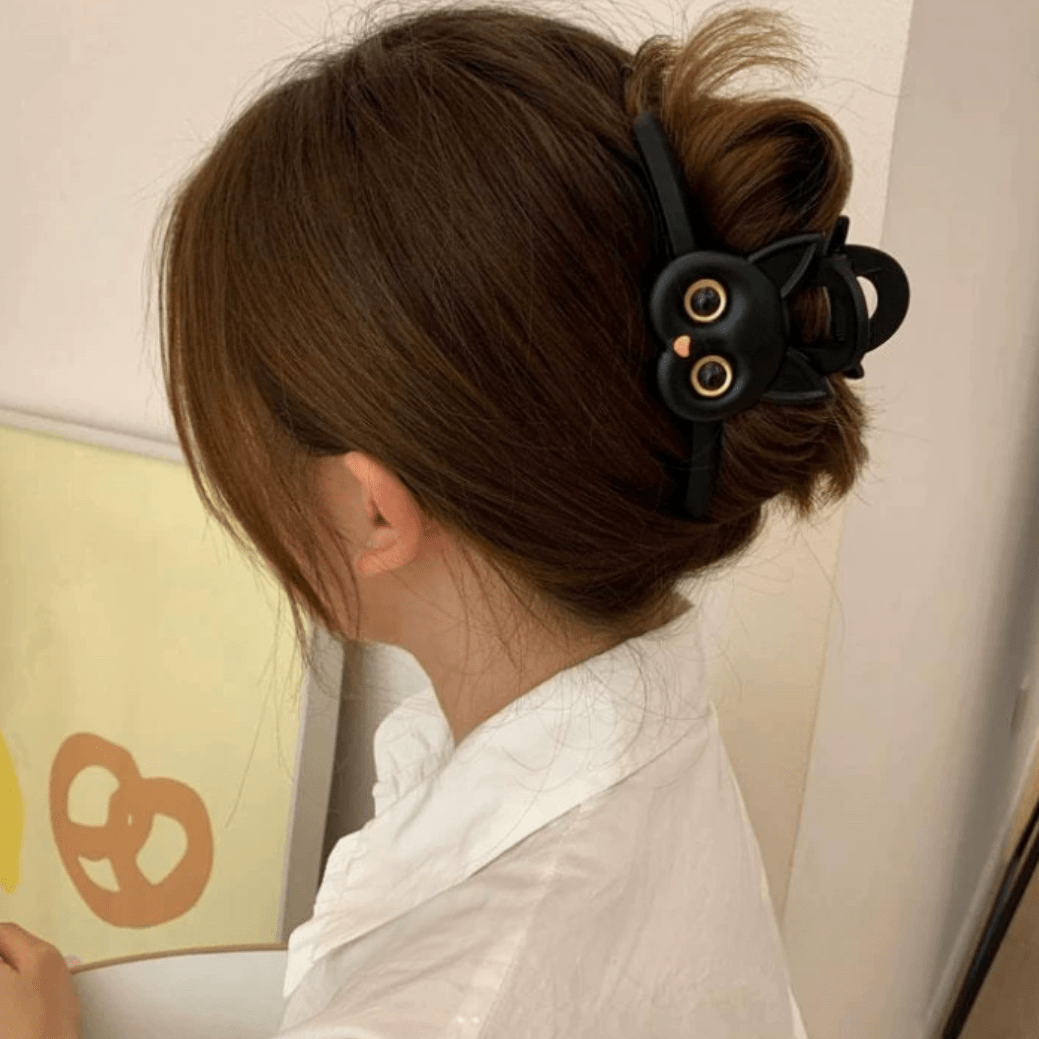 Cute kitten Acrylic Hair Claw Hair Clip - ArtGalleryZen