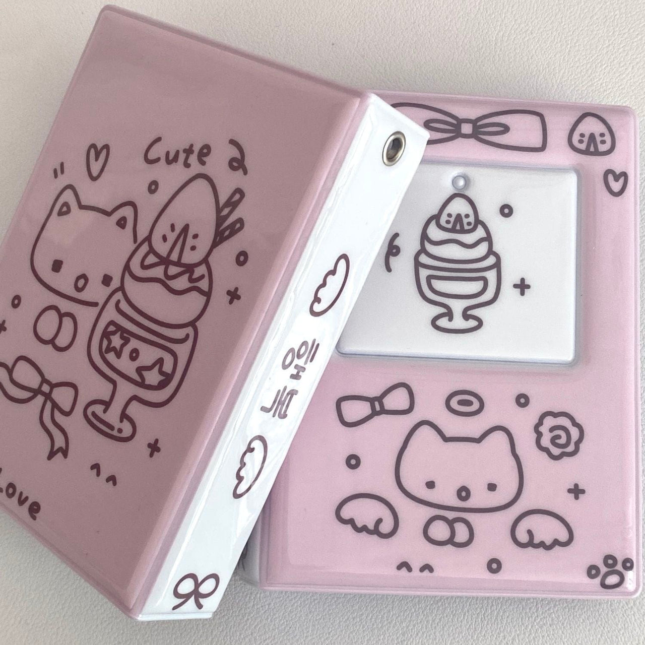 Cute Kitten Kpop 3 Inch Mini Photocard Album