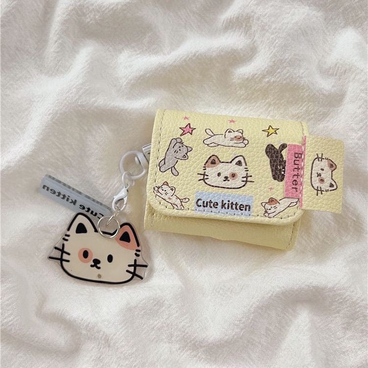 Cute Kitten Sanrio Hello Kitty AirPods Earphone Leather Case