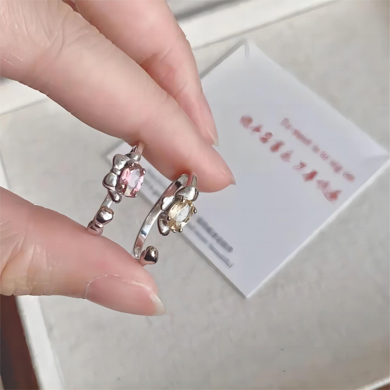 Cute Kuromi My Melody Cinnamoroll PomPomPurin Ring - ArtGalleryZen