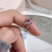 Thumbnail for Cute Kuromi My Melody Cinnamoroll PomPomPurin Ring - ArtGalleryZen