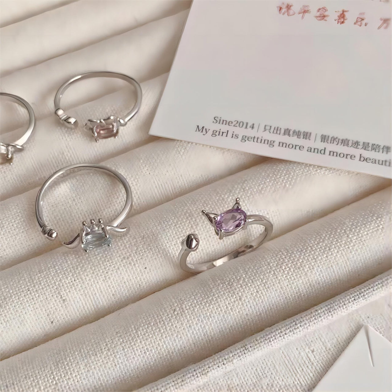 Cute Kuromi My Melody Cinnamoroll PomPomPurin Ring - ArtGalleryZen