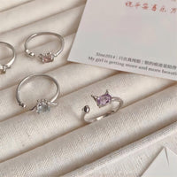 Thumbnail for Cute Kuromi My Melody Cinnamoroll PomPomPurin Ring - ArtGalleryZen